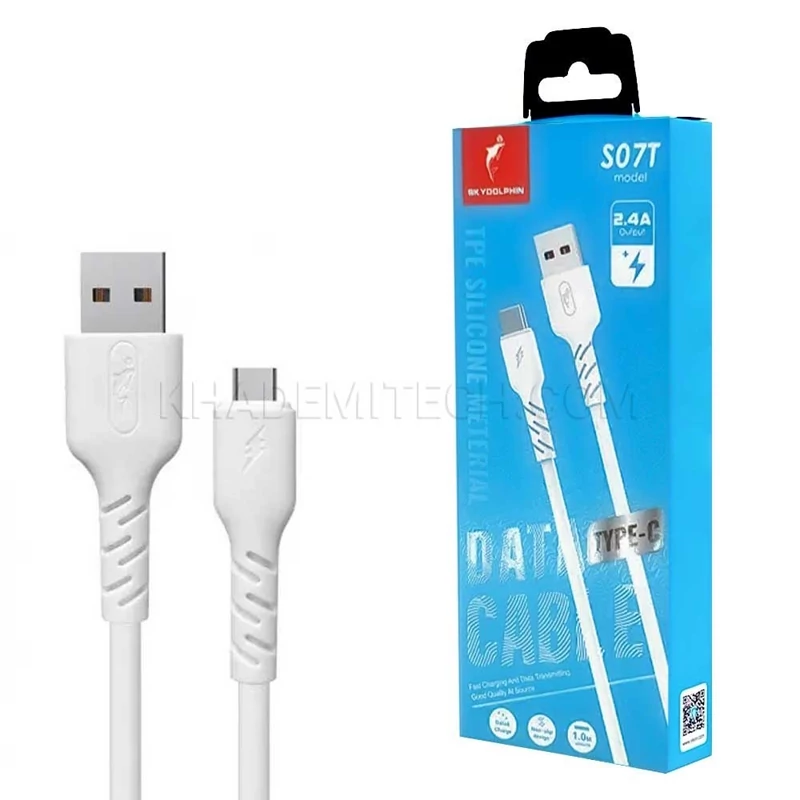کابل اسکای دلفین مدل SKYDOLPHIN S07T TYPE-C طول 1 متر