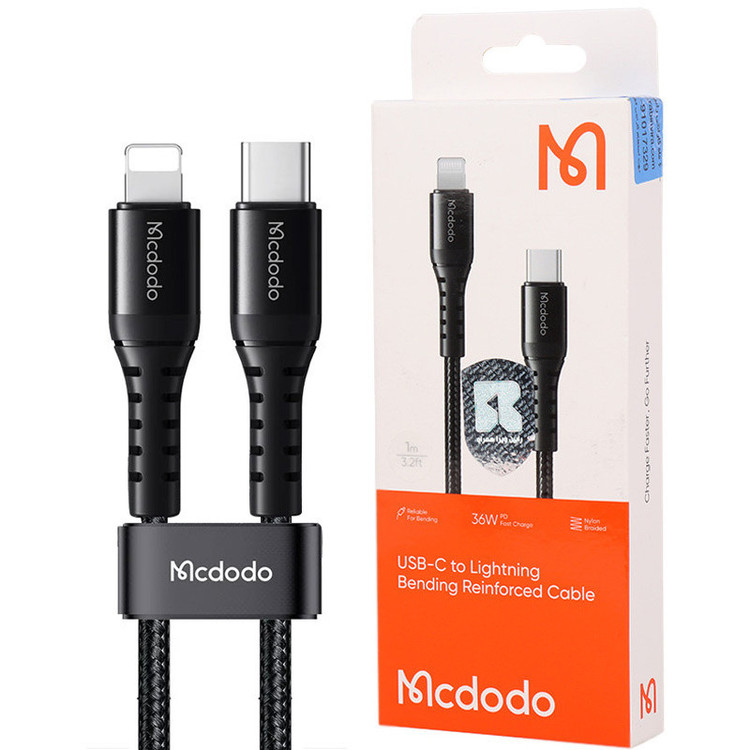 کابل 36w type c to lightning mcdodo